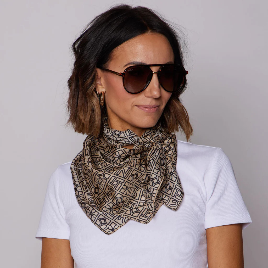 N&S Signature Scarf | Nickel and Suede