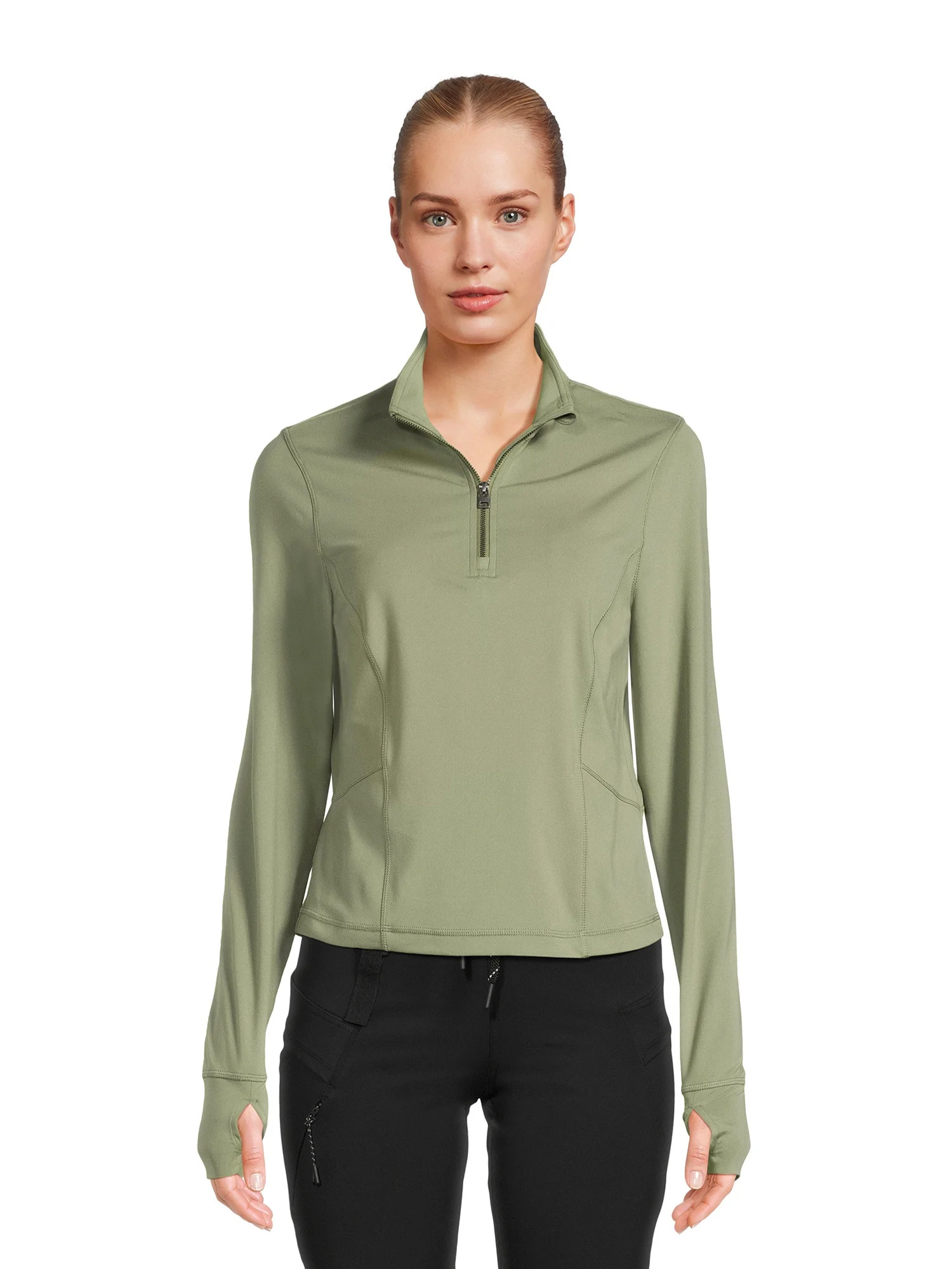 Avia Women's Pullover Quarter Zip Jacket, Sizes XS-XXXL | Walmart (US)