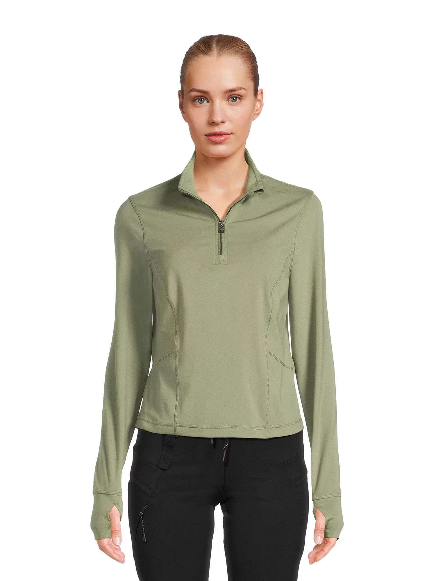 Avia Women's Pullover Quarter Zip Jacket, Sizes XS-XXXL - Walmart.com | Walmart (US)