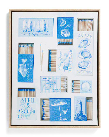 14x18 East Coast Matches Wall Art | TJ Maxx