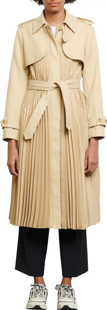 Pleated Trench Coat | Nordstrom