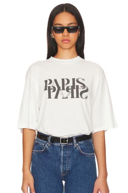 The Avi Paris tee by Anine Bing is the perfect graphic tee to add to your wardrobe. 

#LTKstyletip