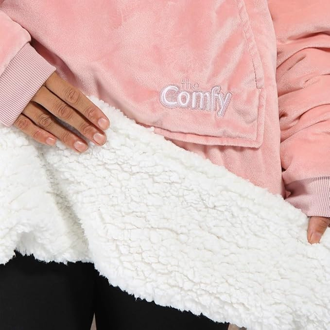 THE COMFY Original | Oversized Microfiber & Sherpa Wearable Blanket, Seen On Shark Tank, One Size... | Amazon (US)