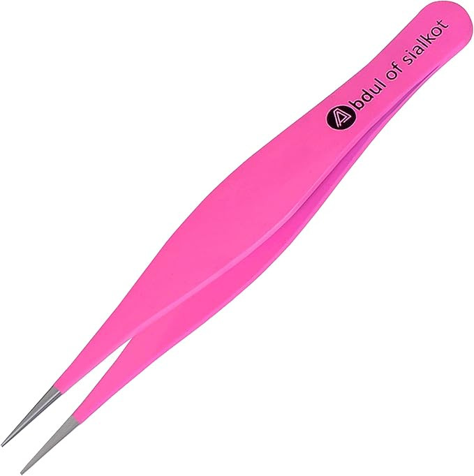 Pointed Tweezers,Needle Nose Tip, Sharp Precision Ingrown Hair, Surgical Pointed for Blackheads &... | Amazon (US)