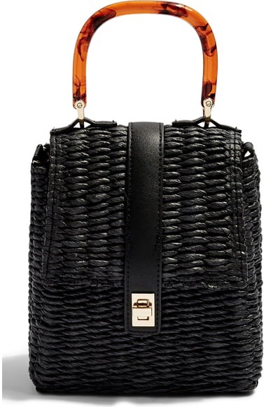 Topshop Skyla Top Handle Straw Grab Bag | Nordstrom | Nordstrom