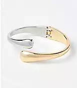 Mixed Metal Cuff Bracelet | LOFT