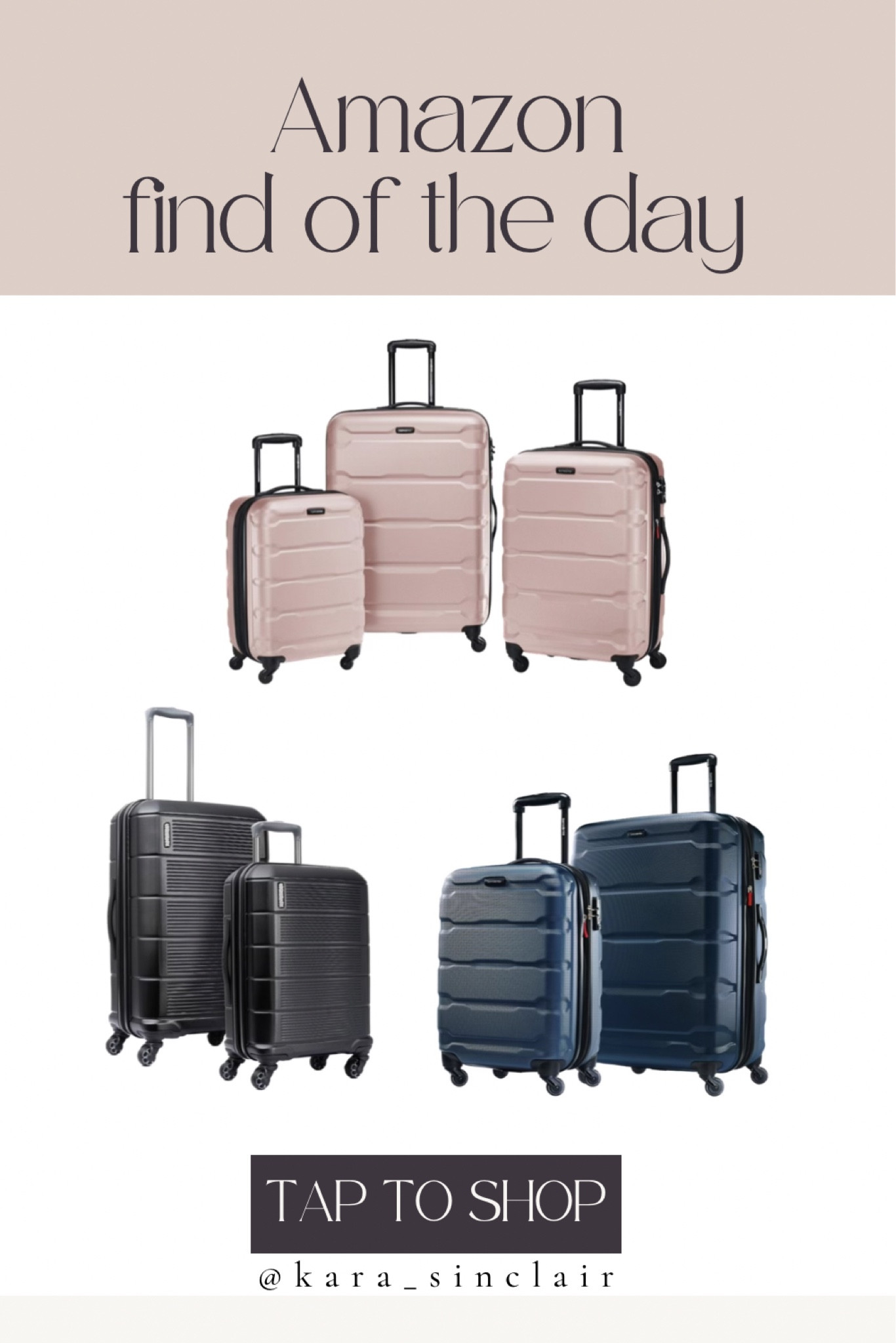 Samsonite luggage is on major sale for cyber week! Love finding a good travel deal! 

#LTKtravel #LTKCyberWeek #LTKitbag
