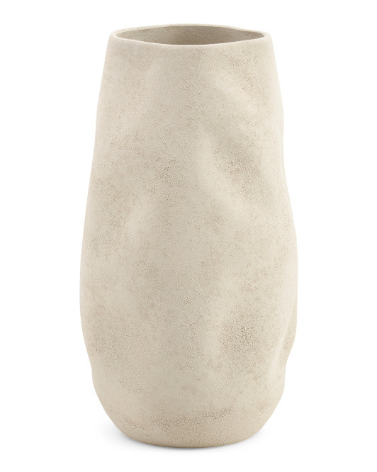 Made In Portugal Ceramic Textured Vase | TJ Maxx