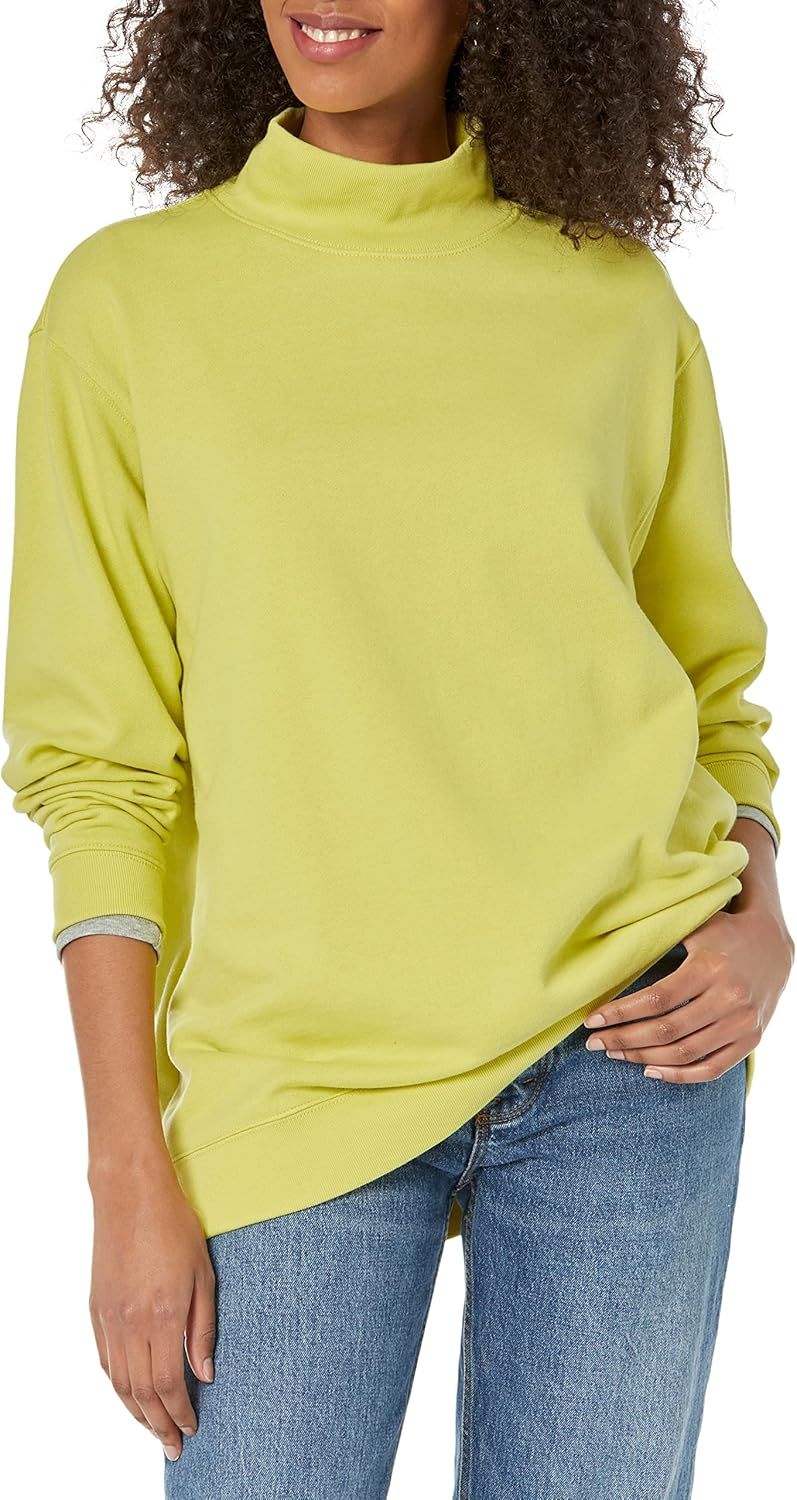 GAP Women's Fleece Tunic Mockneck | Amazon (US)