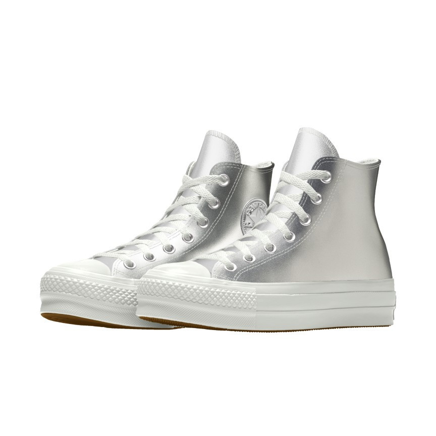 Custom Chuck Taylor All Star Lift Platform Leather By You | Converse (US)