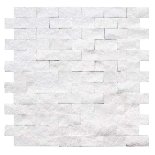 Greek Thassos 1" x 2" Marble Mosaic Tile | Wayfair North America