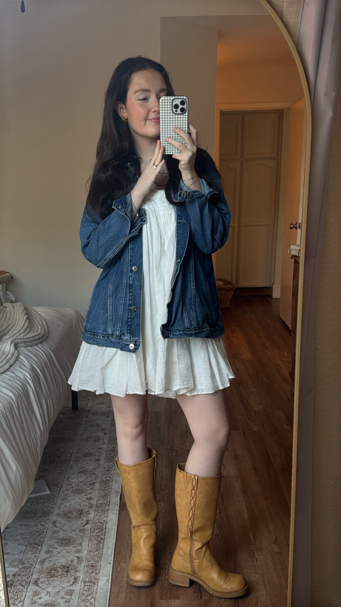 postpartum date night outfit! Can’t find my exact denim jacket from Gap but linked a very similar one from Gap! 

#LTKmomlife #LTKootd