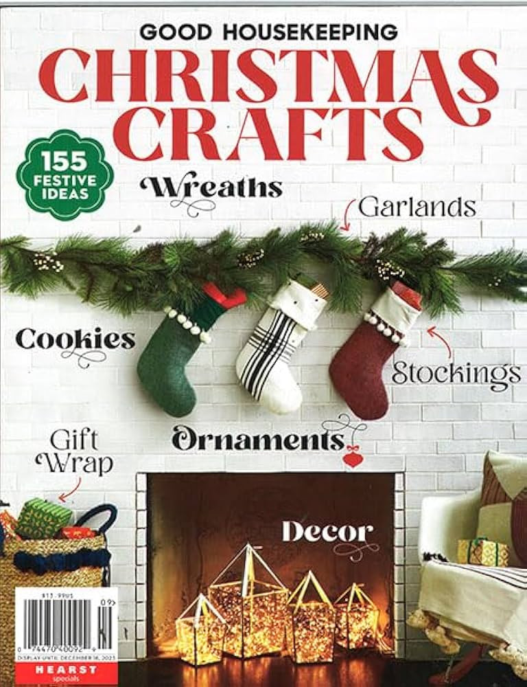 Good Housekeeping Christmas Crafts Magazine Issue 09 Year 2023 | Amazon (US)