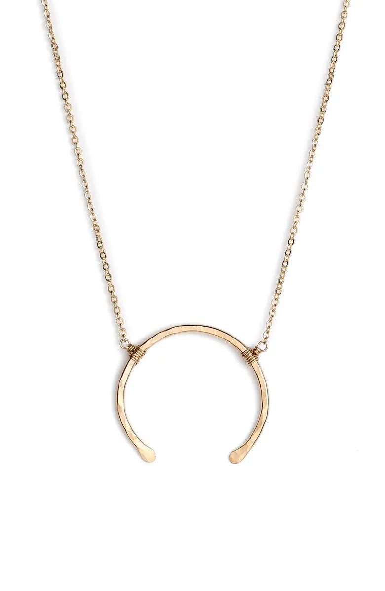 'Imogen' Crescent Pendant Necklace | Nordstrom