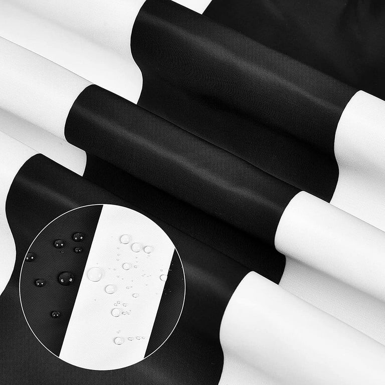 BLEUM CADE 2 Pack Black and White Striped Throw Pillow Covers, Patio Decorative Pillow Covers, Ou... | Walmart (US)