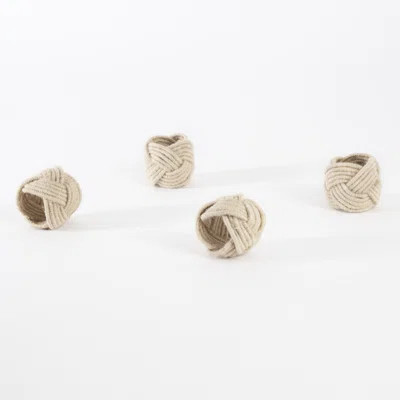Beachcrest Home Detwiler Napkin Ring Colour: Ivory | Wayfair North America