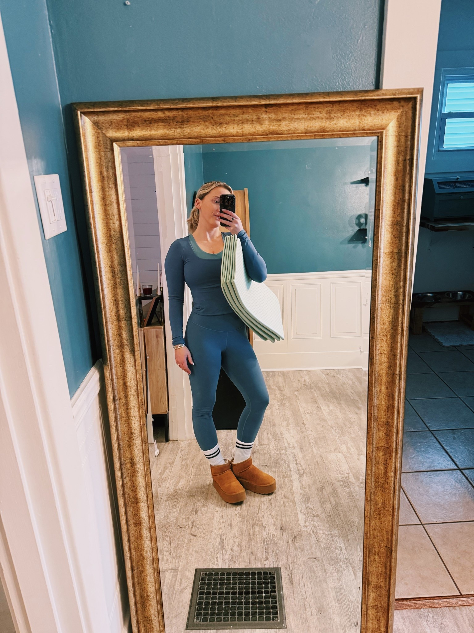 Mat Pilates workout outfit #workout #pilates 

#LTKgrwm #LTKdayinmylife