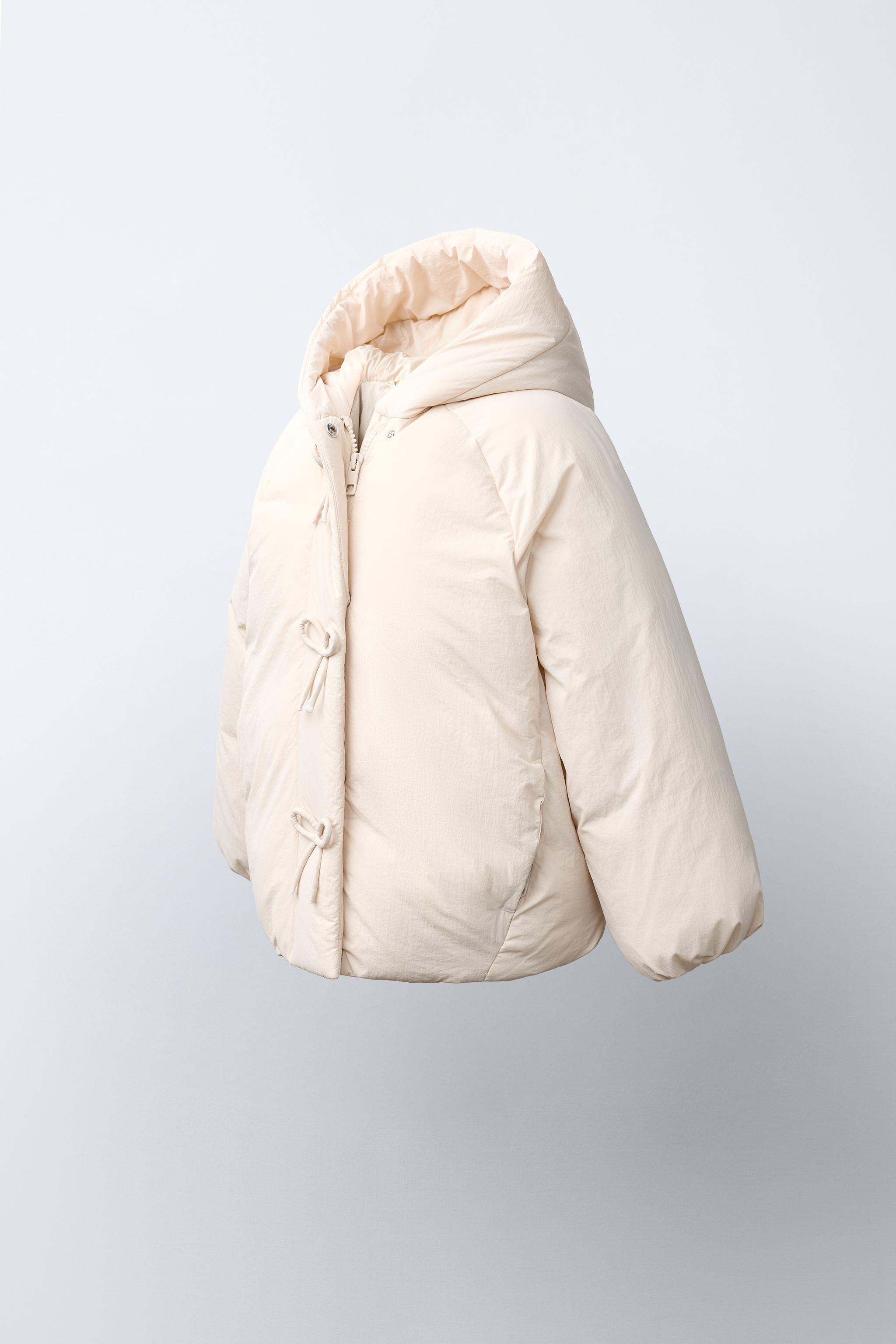 WATER REPELLENT BOW PUFFER COAT | Zara US