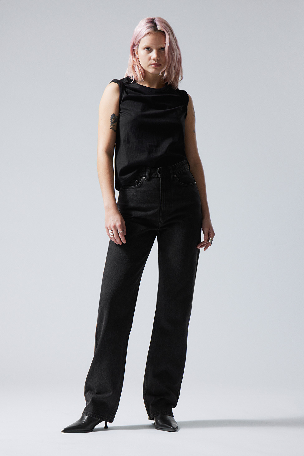 Jeans Rowe mit extrahohem Bund | Weekday