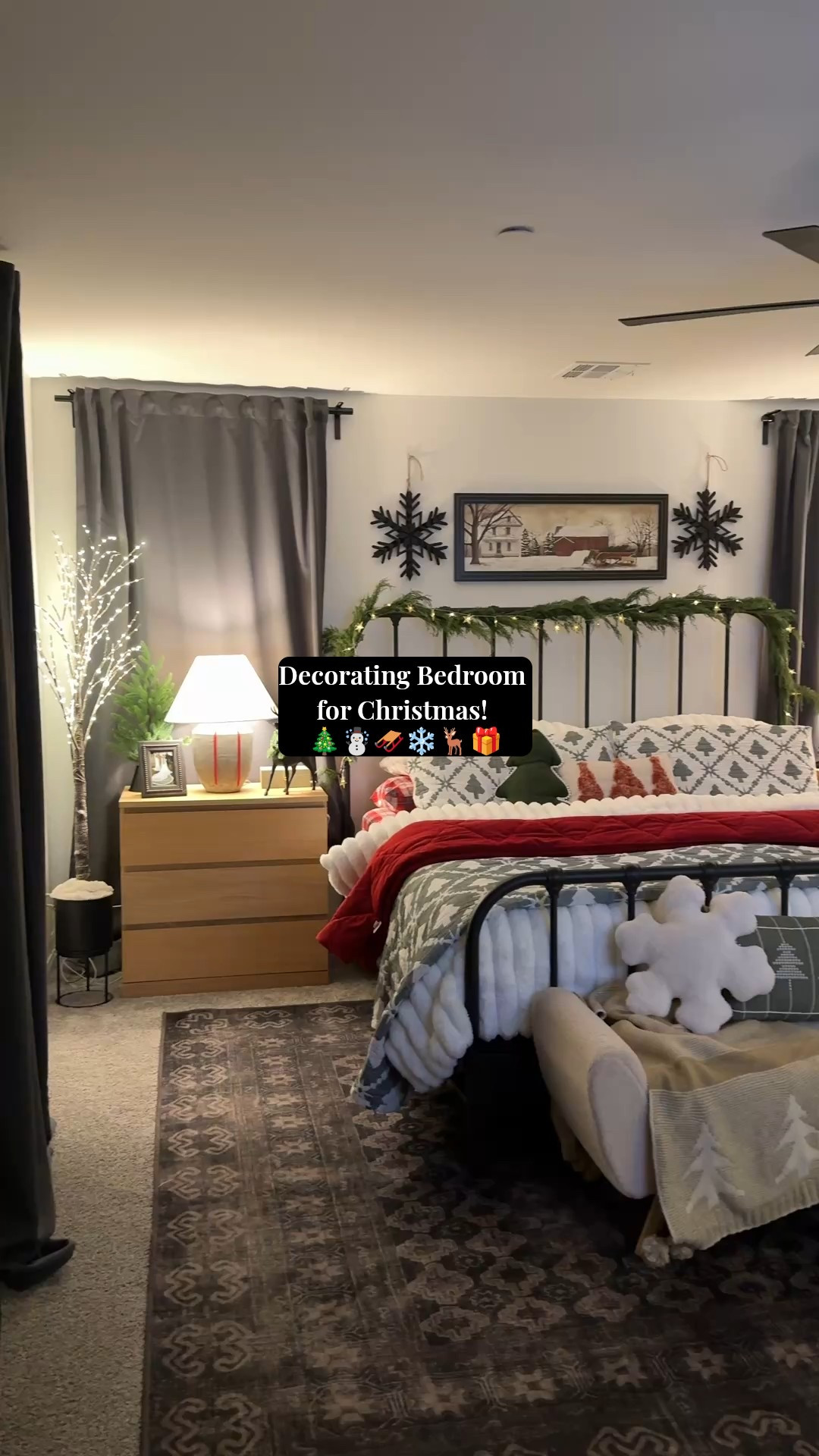 Lets decorate my bedroom for Christmas! Christmas Decor 🎄

#LTKHome #LTKHoliday #LTKSeasonal