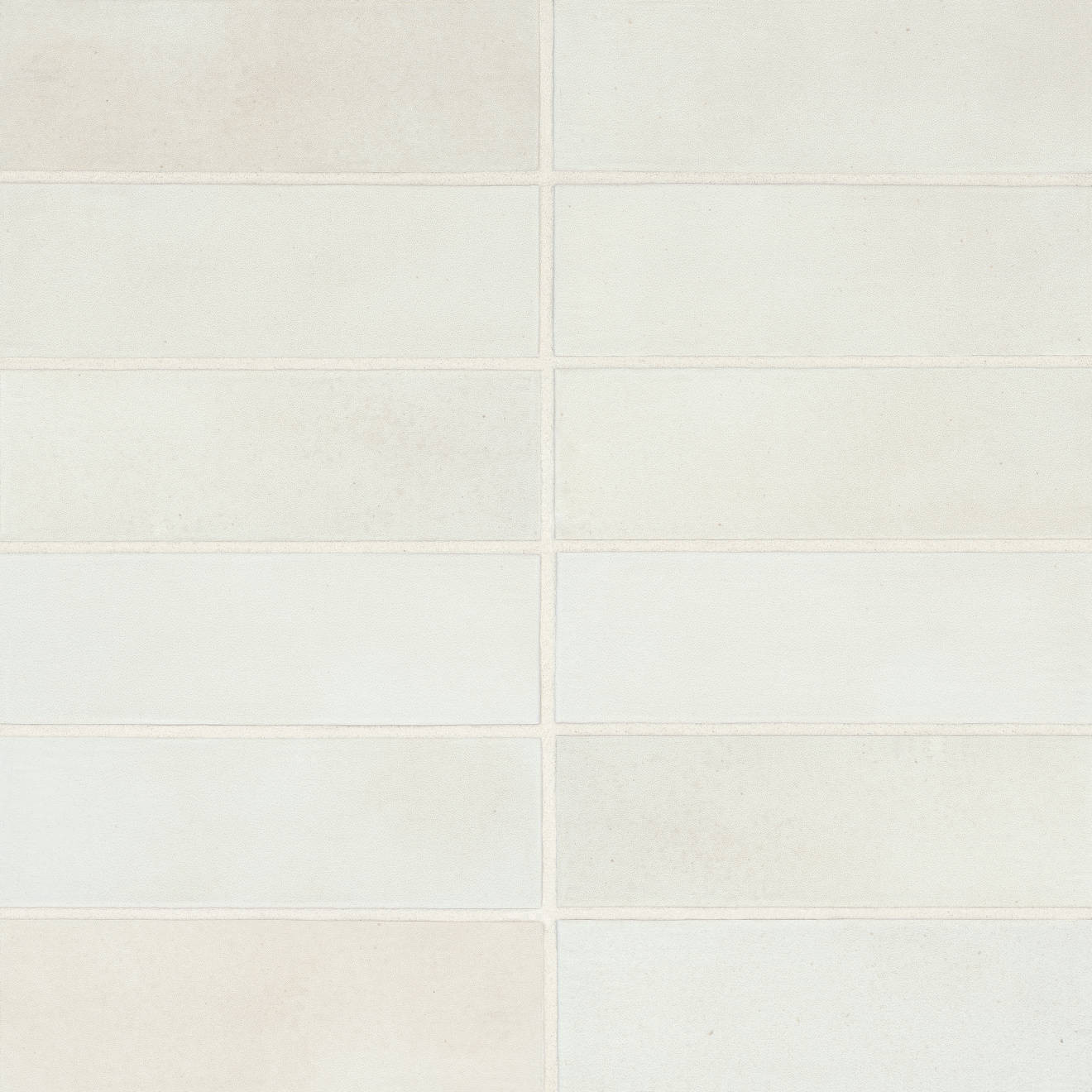 Celine 2" x 6" Matte Porcelain Floor & Wall Tile in White | Bedrosians Tile and Stone