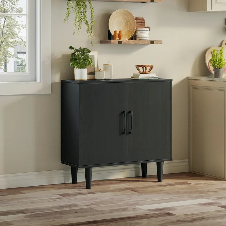 Mainstays Accent Cabinet, Black - Walmart.com | Walmart (US)