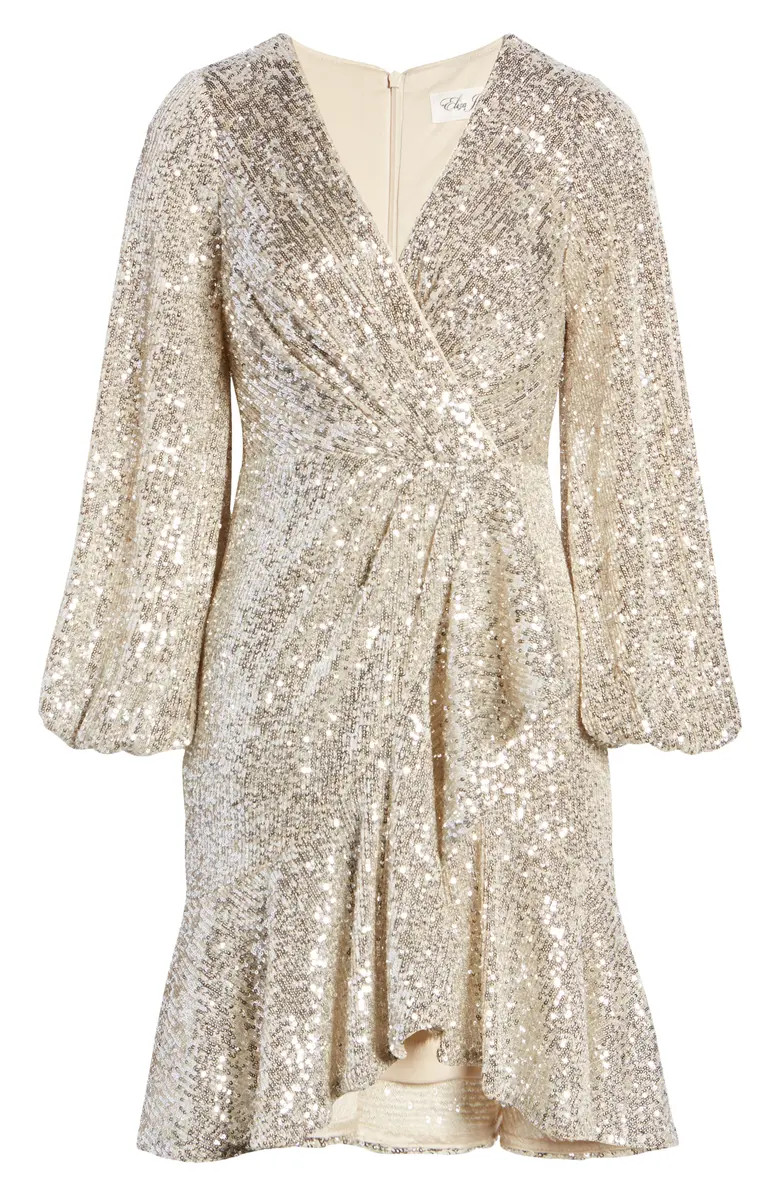 Eliza J Ruffle Long Sleeve Dress | Nordstrom | Nordstrom