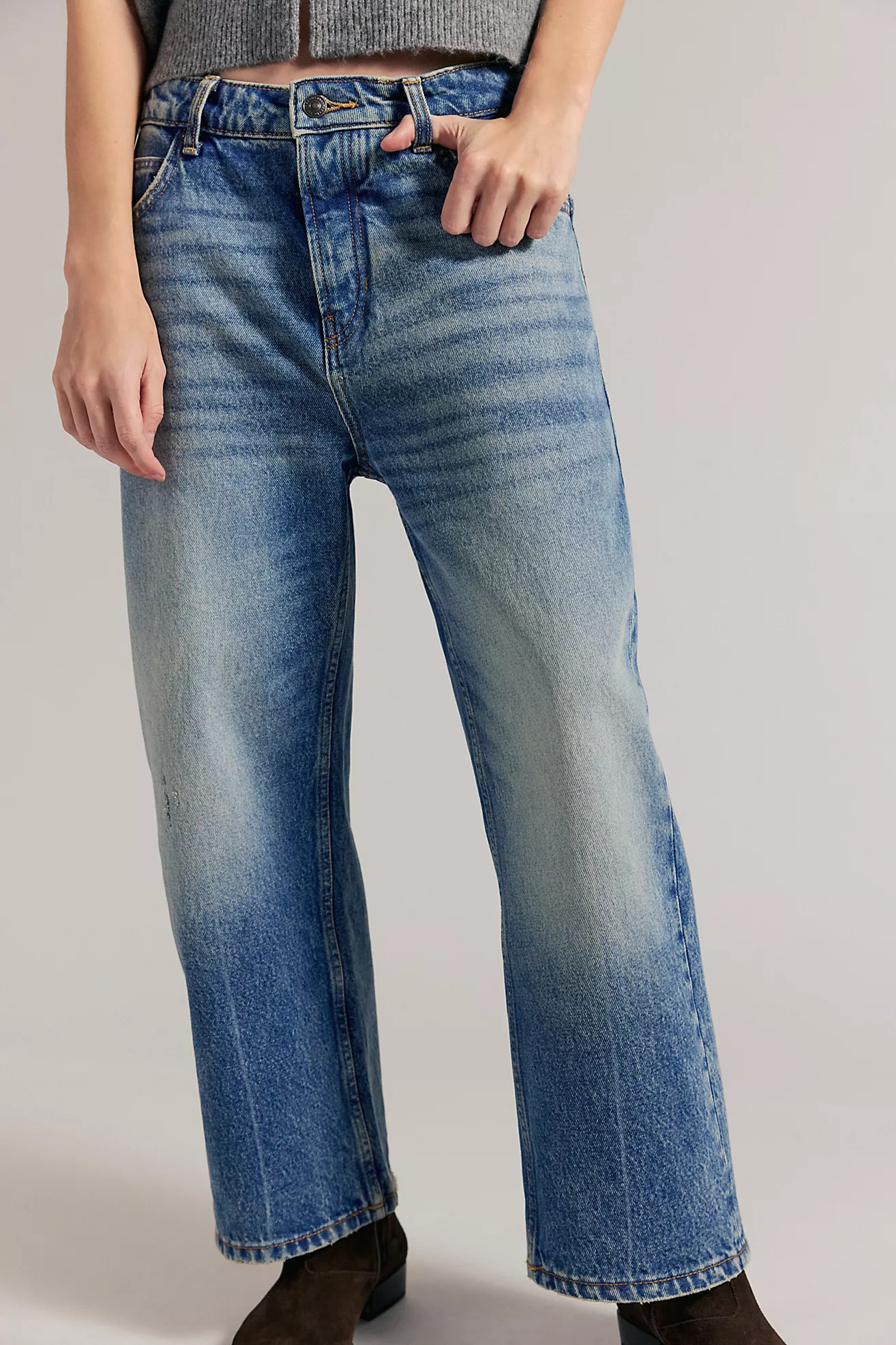 We The Free Deep Trance Dropped Boyfriend Jeans | Free People (Global - UK&FR Excluded)