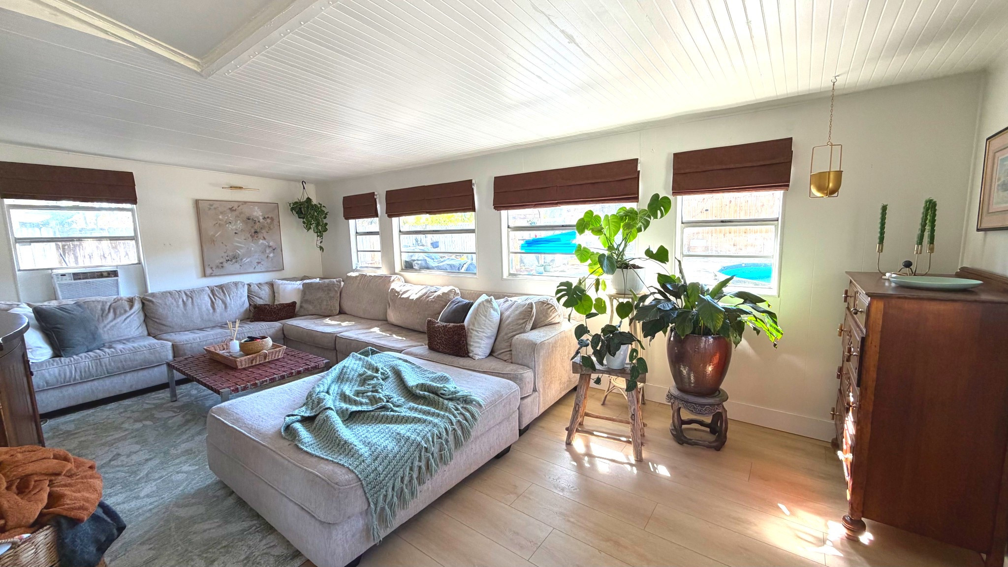 Alittle sneak peak into my Florida room converted into my cozy living room 🤍 … however I will be updating a few things for spring … 

#LTKKids #LTKHome #LTKSeasonal