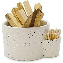 Bursera White Ceramic Bowl, Tree Planted with Every Order, Smudging Bowl for Sage, Palo Santo, Form  | Amazon (US)