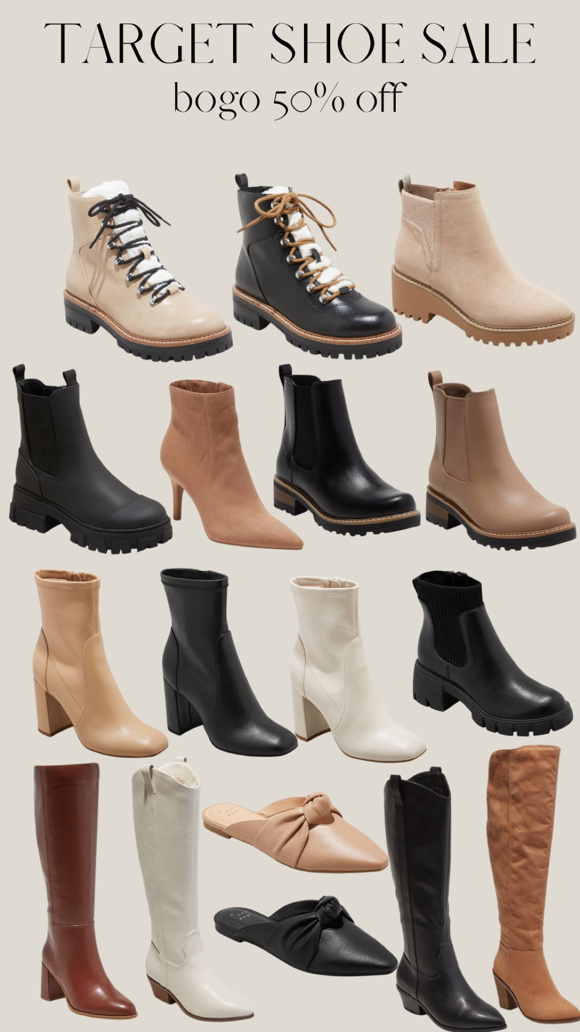 Target Shoe Sale BOGO 50% starting 9/25 !

#LTKunder50 #LTKstyletip #LTKsalealert