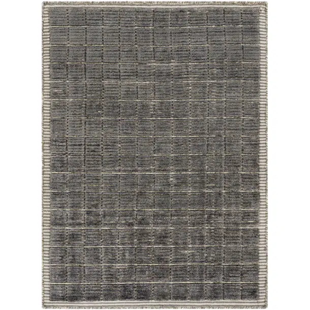 Jacey Handmade Tufted Charcoal Gray Area Rug | Wayfair North America