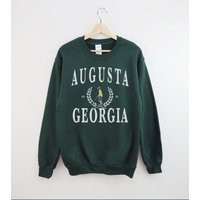 Augusta Georgia Sweatshirt Vintage Style Golf Crewneck | Etsy (US)