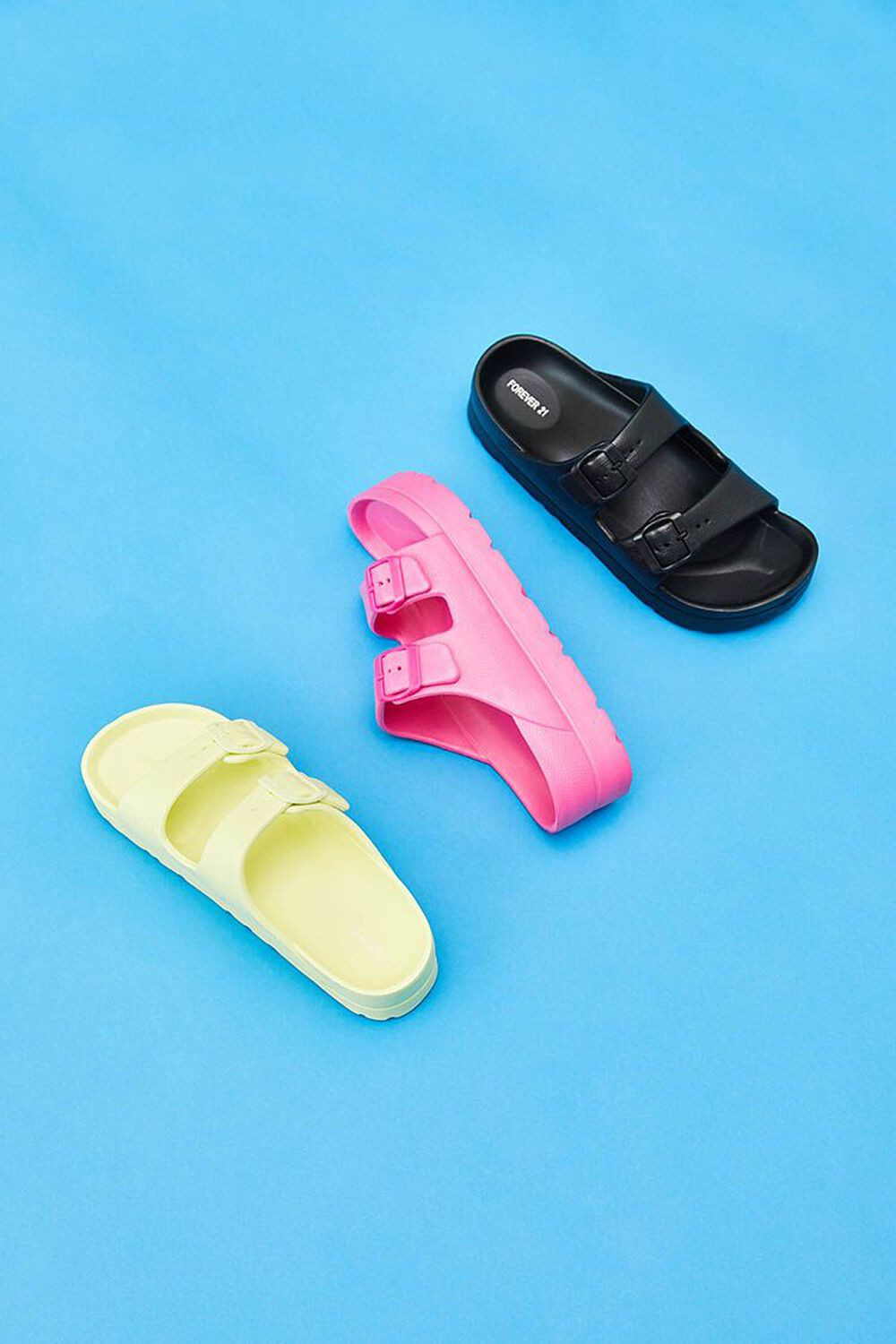 Dual-Strap Platform Sandals | Forever 21 (US)