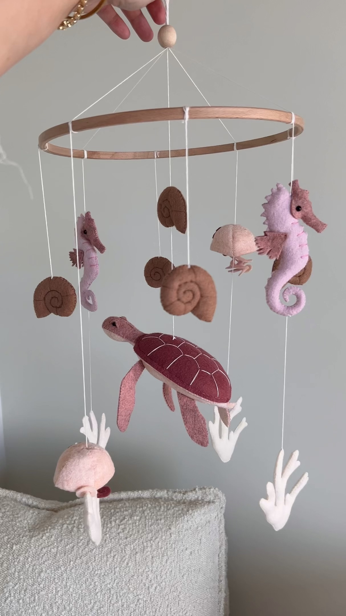 Baby girl’s nursery Mobile 🪼💗🐚🎀 from Etsy! 


#LTKbaby #LTKbump #LTKGiftGuide