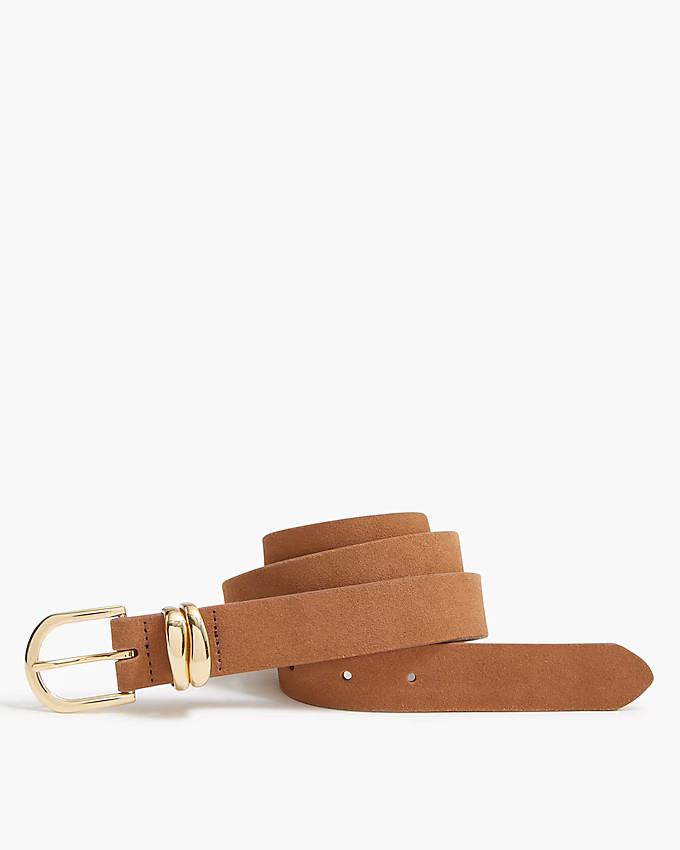 Organic loop suede belt | J.Crew Factory