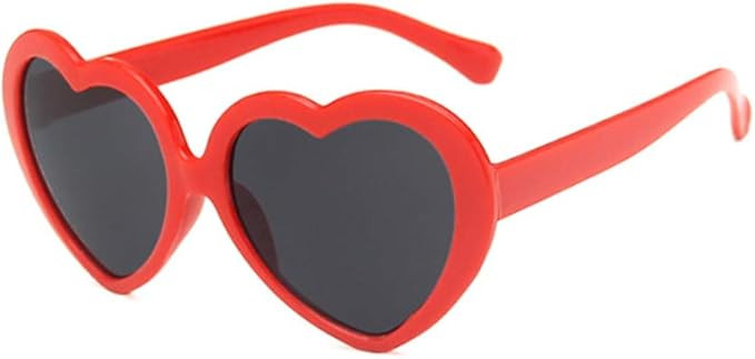 FOURCHEN Retro Vintage Narrow Cat Eye Sunglasses for kids heart shaped sunglasses | Amazon (US)