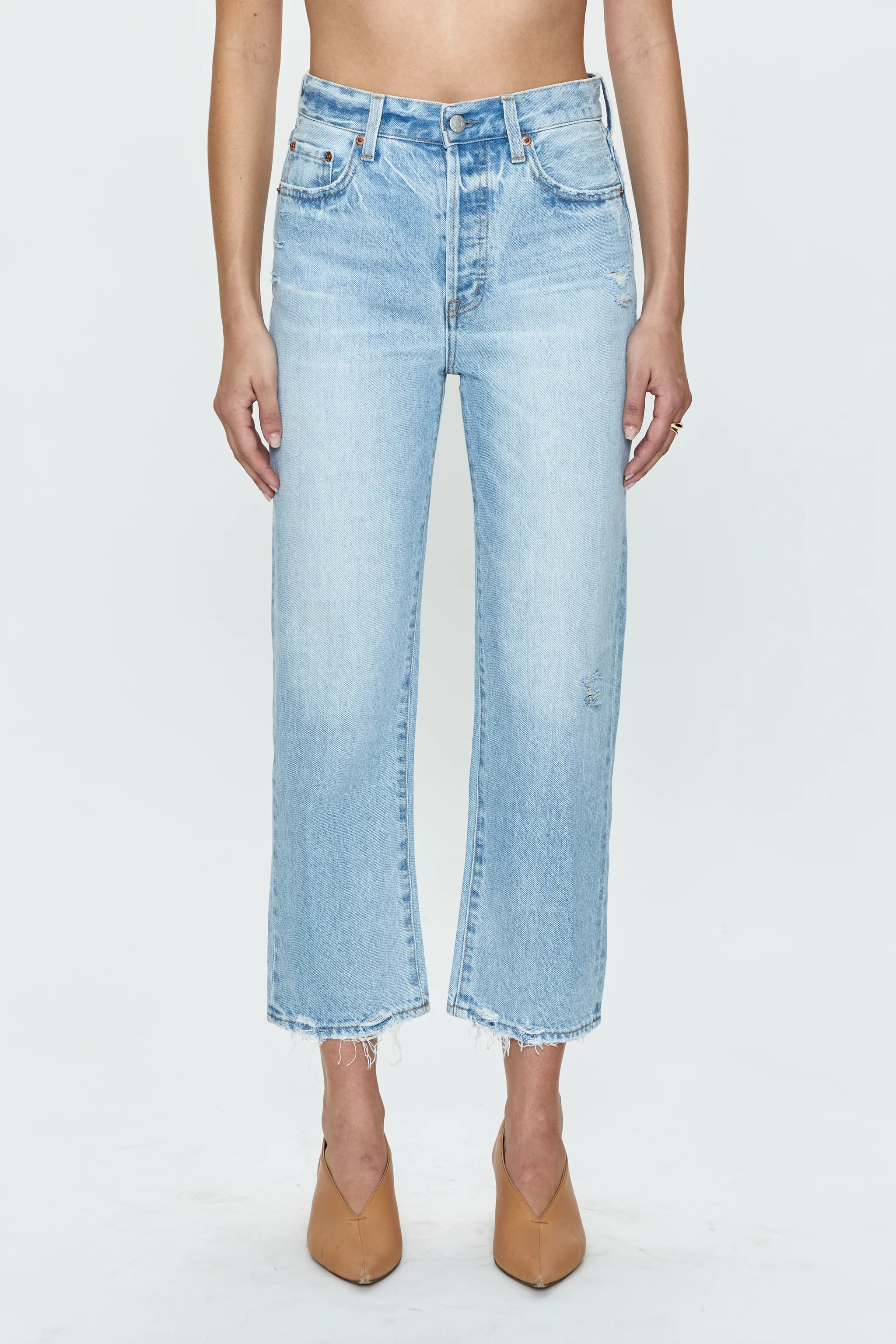 Cassie Super High Rise Straight Jean - Radiant Vintage | Pistola Denim