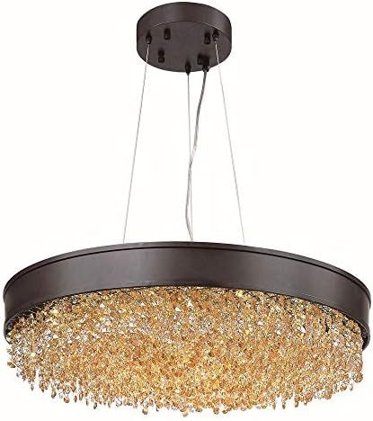 Maxim Lighting 39655SHBZ Mystic-Pendant 1 Light-24 Inches wide by 6.75 inches high, Bronze Finish... | Amazon (US)