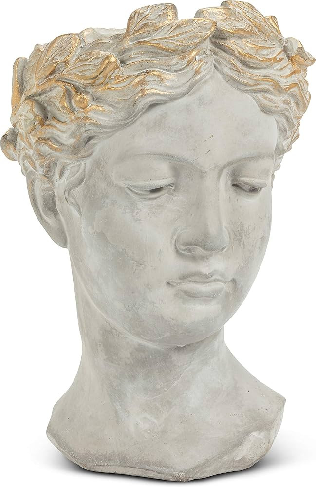 Abbott Collection Aphrodite Head Planter – Large Indoor and Outdoor Planter Pots - Whimsical Wo... | Amazon (US)