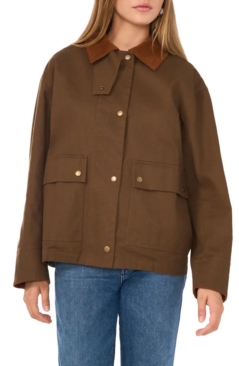 1.STATE Oversize Cotton Twill Barn Jacket | Nordstrom | Nordstrom