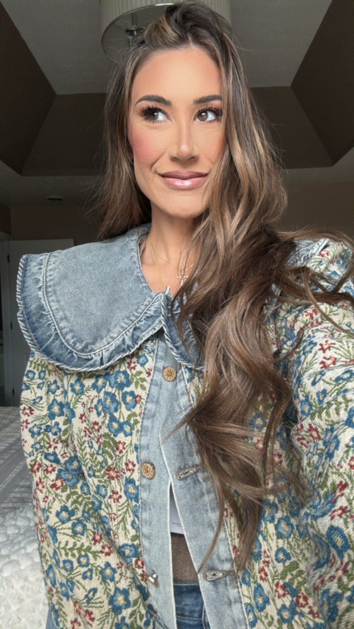 Peter Pan denim floral jacket!

#LTKCon #LTKFindsUnder50 #LTKStyleTip