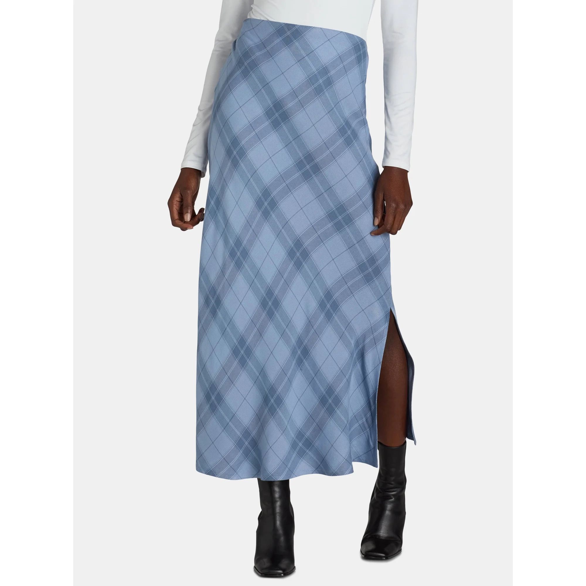 Time and Tru Women's Maxi Slip Skirt, Sizes XS-XXXL | Walmart (US)