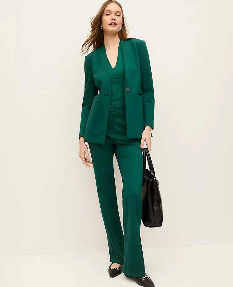 The Skinny Flare Trouser in Ponte | Ann Taylor