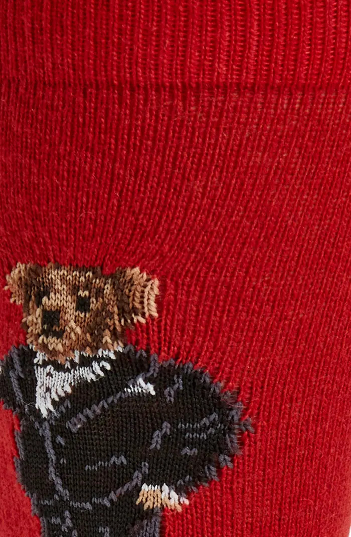 Polo Ralph Lauren Martini Bear Crew Socks | Nordstrom | Nordstrom