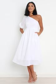 Demetria Dress - White | Petal & Pup (AU)