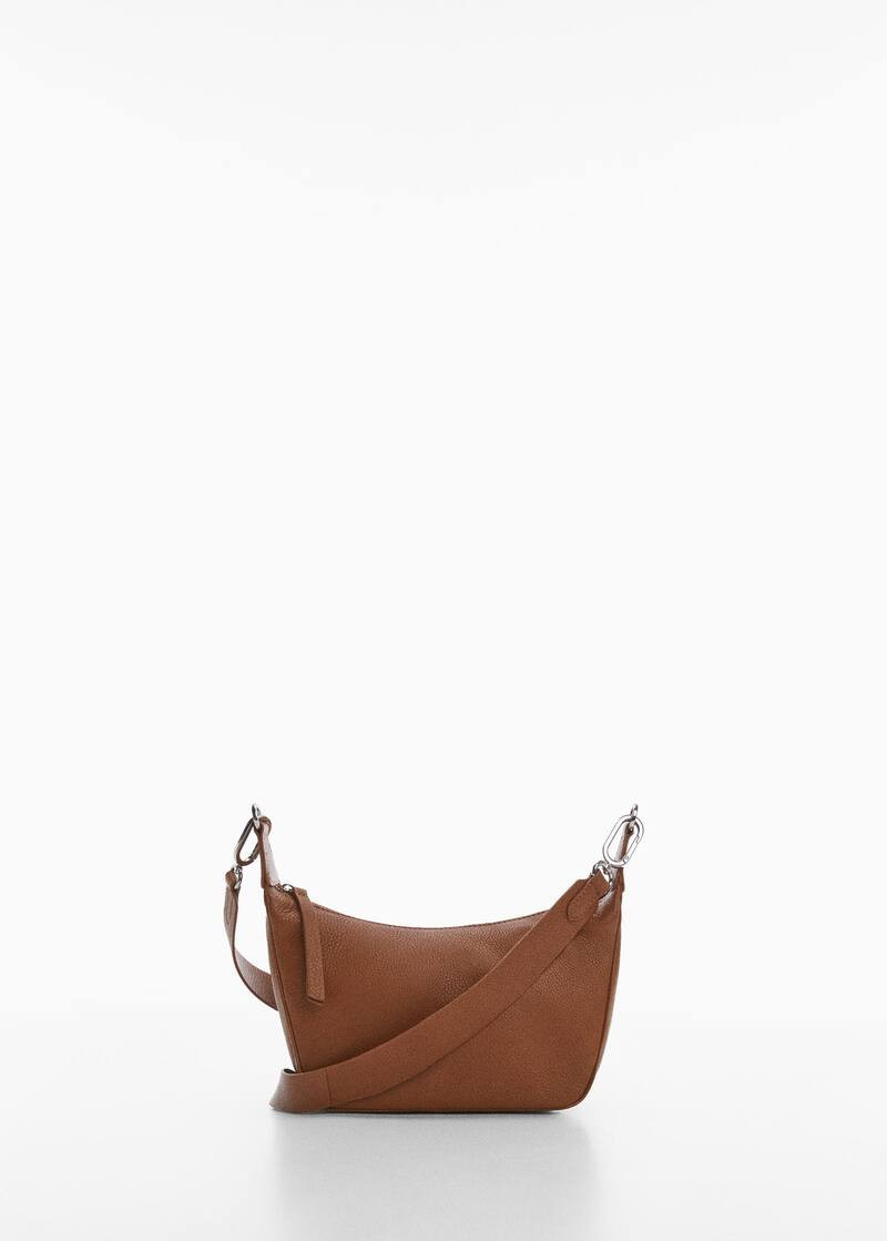 Leather cross body bag -  Women | Mango United Kingdom | MANGO (UK)