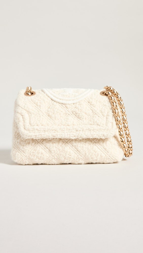 Tory Burch Fleming Soft Boucle Small Convertible Shoulder Bag | Shopbop | Shopbop