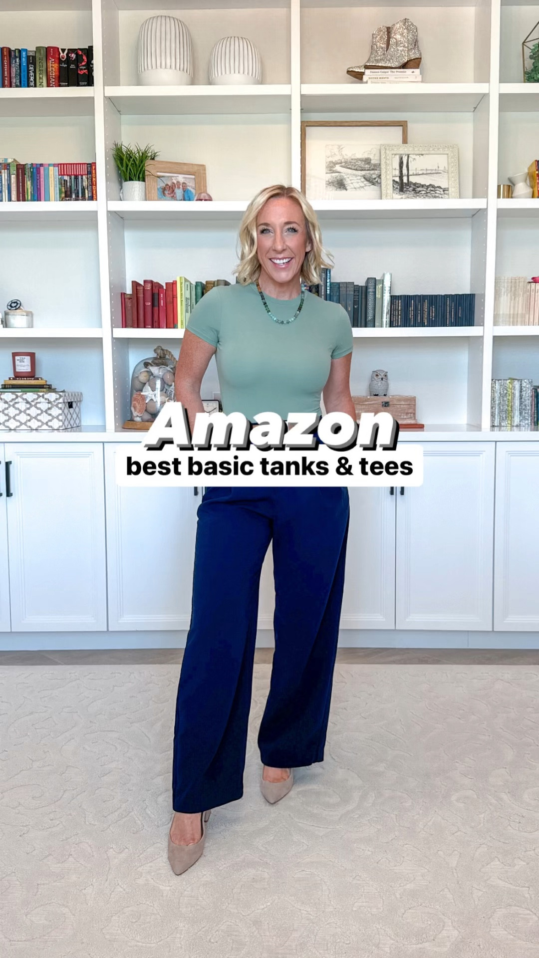 Amazon - best basic tanks & tees (both are double linked, not see through, soft, stretchy, and smoothing):
• tank - size small.
• t-shirt - size small. 
* jeans - size 25. 
* floral shorts - size small.
* floral maxi skirt - size small.
*navy trousers - size 2 (I hemmed mine).
 #ltkstyletip #ltkseasonal #ltkfindsunder50


#LTKFindsUnder50 #LTKSaleAlert #LTKVideo