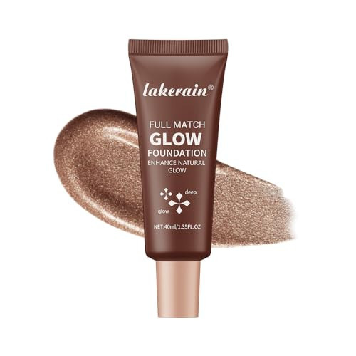 Natural Glow Illuminator Glotion - Glowing, Moisturizing, Lightweight Base, Multi-Purpose - Hydrating & Illuminating Makeup Highlighter for Radiant, Sun-Kissed Look (#4 Deep, 1.35 Fl Oz (Pack of 1)) | Amazon (US)